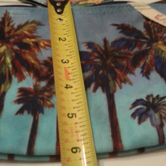 Paul Brent "Sun N Sand" Small Zippered Clutch Bag NWT - Picture 5 of 7